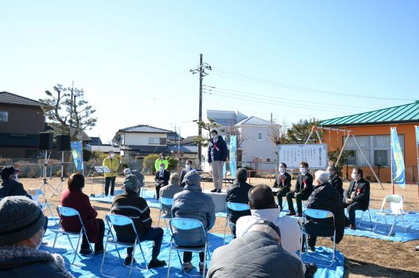 三橋支部長が応援の挨拶をされました